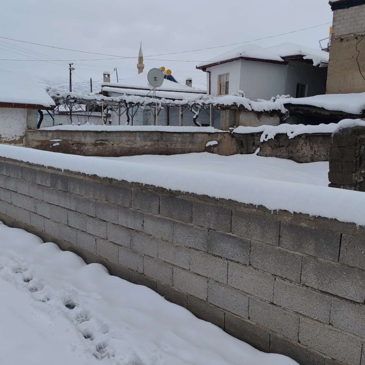 Konya’da kar kalınlığının 1 metreye yaklaştığı ilçe şölen sunuyor 13